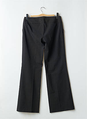 Pantalon droit tissage crêpe taille normale noir SCHOOL RAG femme