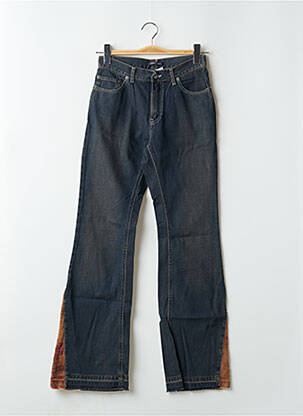 Jeans coupe droite taille normale taille normale bleu TEDDY SMITH femme