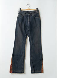 Jeans coupe droite taille normale taille normale bleu TEDDY SMITH femme