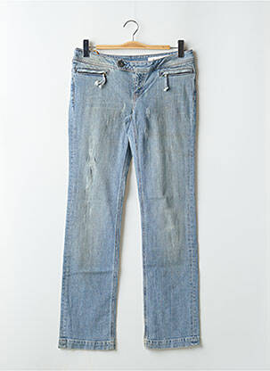 Jeans coupe slim tissage brut taille normale bleu TEDDY SMITH femme