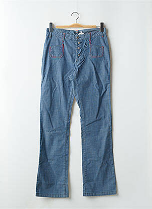 Jeans coupe droite taille normale taille normale bleu TEDDY SMITH femme
