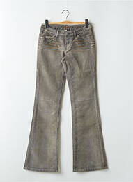 Jean coupe flare taille normale taille normale gris TEDDY SMITH femme