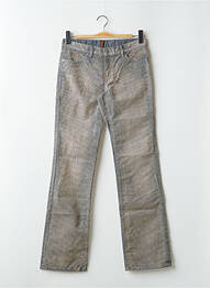 Jeans coupe droite taille normale taille normale gris TEDDY SMITH femme