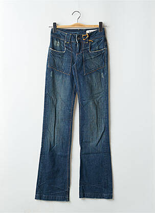Jeans coupe droite taille normale taille normale bleu TEDDY SMITH femme
