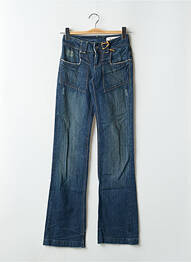 Jeans coupe droite taille normale taille normale bleu TEDDY SMITH femme