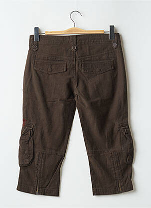 Pantacourt tissage popeline taille normale marron TEDDY SMITH homme