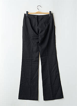 Pantalon droit tissage popeline taille normale noir TIM BARGEOT femme