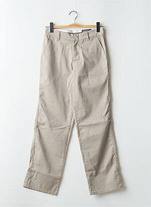 Pantalon droit tissage popeline taille normale beige VOLCOM femme