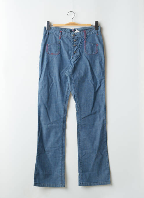 Jeans coupe droite taille normale taille normale bleu TEDDY SMITH femme