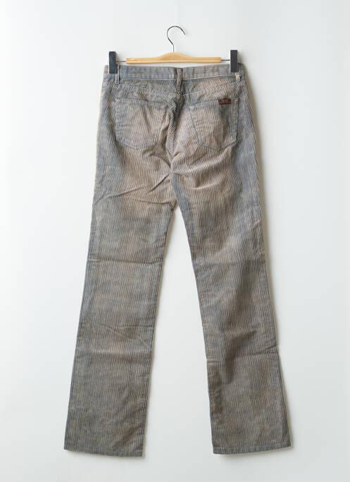 Jeans coupe droite gris TEDDY SMITH pour femme