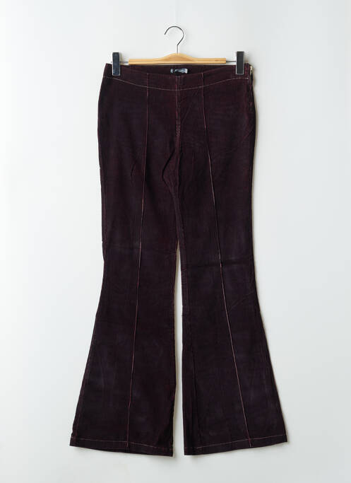 Pantalon flare violet TEDDY SMITH pour femme