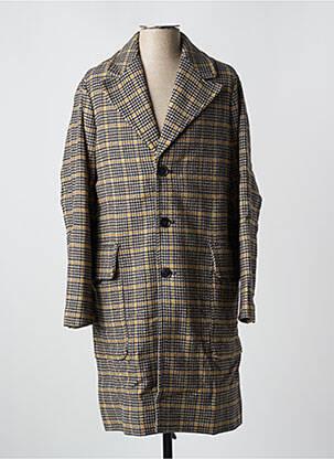 Manteau long coupe droite sans capuche gris BELLEROSE femme