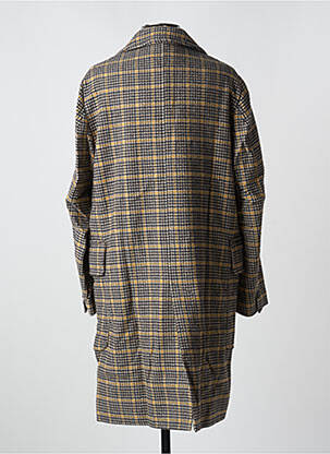 Manteau long coupe droite sans capuche gris BELLEROSE femme