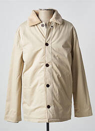 Parka sans capuche sans capuche gris OLOW homme
