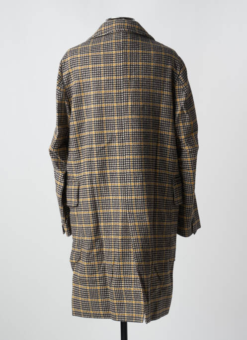 Manteau long gris BELLEROSE pour femme