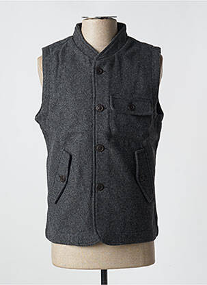 Veste casual fermeture boutonnée sur le devant gris OLOW homme