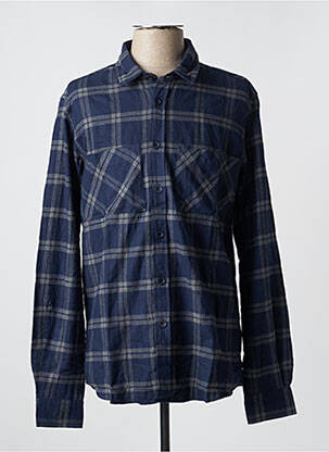Chemise manches longues manches longues bleu BASK IN THE SUN homme