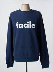 Sweat-shirt bleu LES GARCONS FACILES pour homme seconde vue