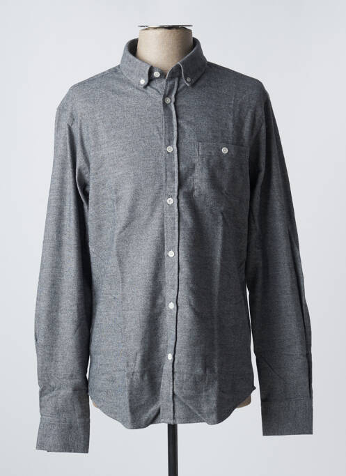 Chemise manches longues gris OLOW pour homme