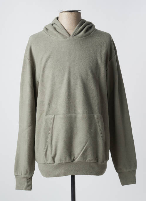 Sweat-shirt à capuche vert LA PAZ pour homme