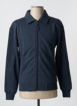Veste casual poignets poignets élastiqués bleu BLOTTER ATELIER homme