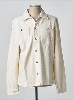 Veste casual fermeture boutonnée sur le devant beige LES GARCONS FACILES homme