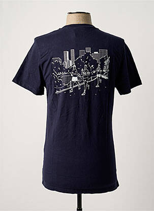 T-shirt stretch manches courtes bleu EDMMOND STUDIOS homme