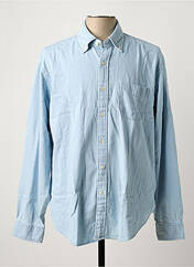 Chemise manches longues bleu BELLEROSE pour homme seconde vue