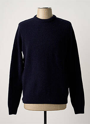 Pull bleu BLOTTER ATELIER pour homme