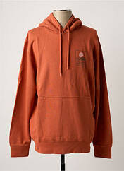 Sweat-shirt à capuche orange EDWIN pour homme seconde vue