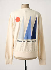 Sweat-shirt beige EDMMOND STUDIOS pour homme seconde vue