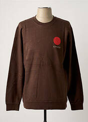 Sweat-shirt marron EDWIN pour homme seconde vue