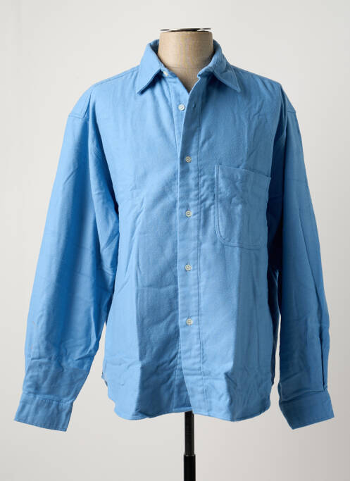 Chemise manches longues bleu LA PAZ pour homme