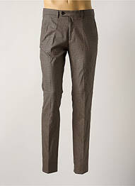 Pantalon slim stretch taille normale marron DSTREZZED homme
