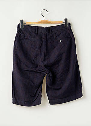 Bermuda taille à pinces taille normale bleu BELLEROSE homme