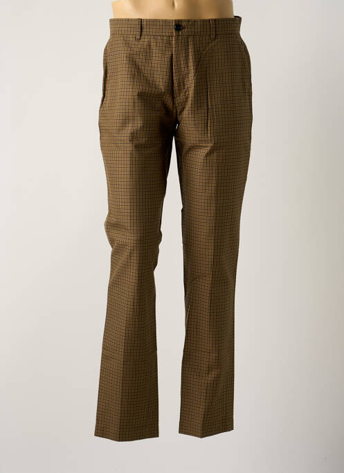 Pantalon chino marron BELLEROSE pour homme