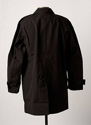 Trench coupe droite sans capuche noir BELLEROSE homme