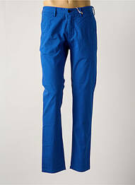 Pantalon chino stretch taille normale bleu GANESH homme