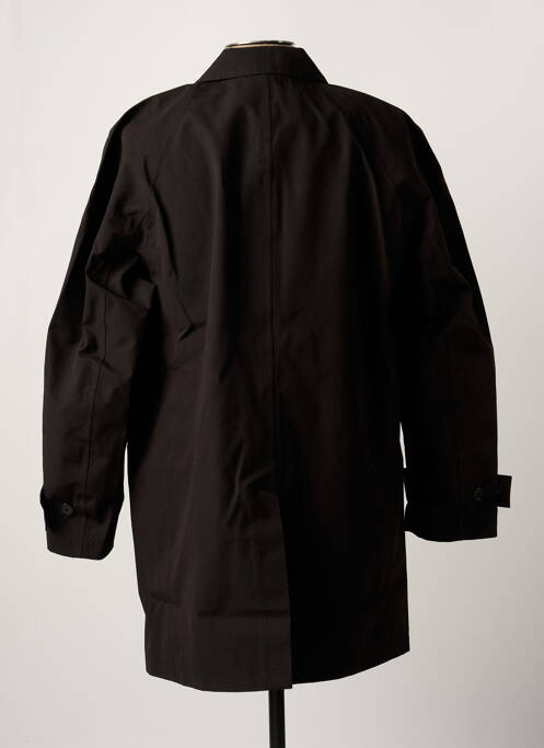 Trench fermeture boutonnée sur le devant sans capuche noir BELLEROSE homme