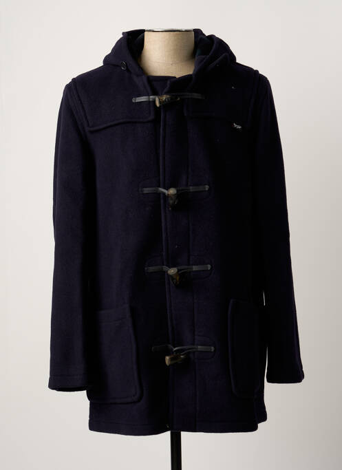 Manteau long bleu GLOVERALL pour homme