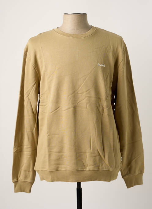 Sweat-shirt beige FORÉT pour homme