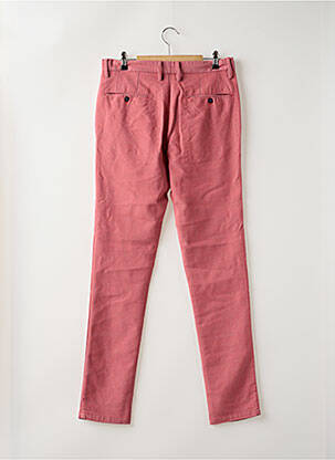 Pantalon chino stretch taille normale rouge GANESH homme