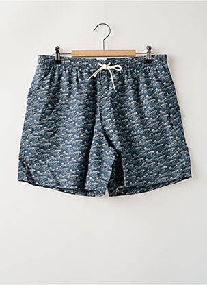 Short de bain imprimé fantaisie vert OLOW homme