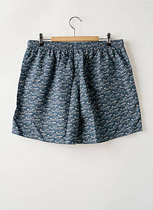 Short de bain imprimé fantaisie vert OLOW homme