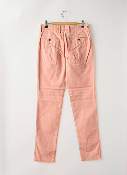 Pantalon chino stretch taille normale rose GANESH homme