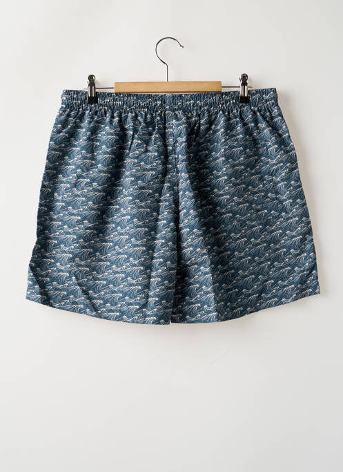Short de bain imprimé fantaisie vert OLOW homme