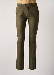 Pantalon chino tissage popeline taille normale vert DSTREZZED homme