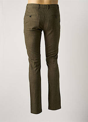 Pantalon chino tissage popeline taille normale vert DSTREZZED homme