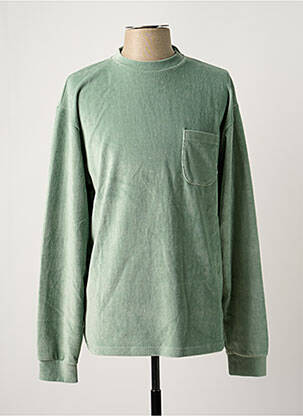 T-shirt stretch manches longues vert LA PAZ homme