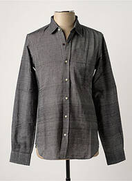 Chemise manches longues manches longues gris KARDO homme